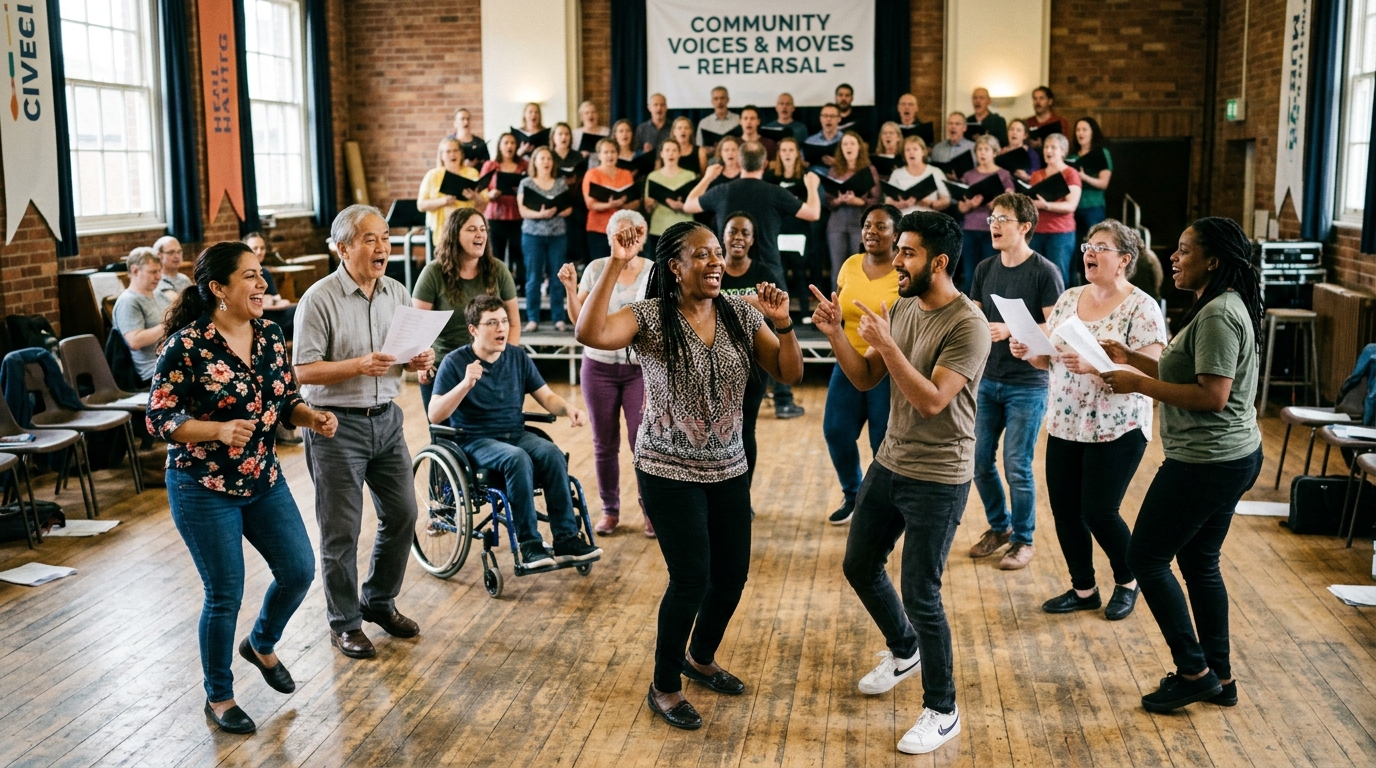 Expression chorégraphique et danse collective