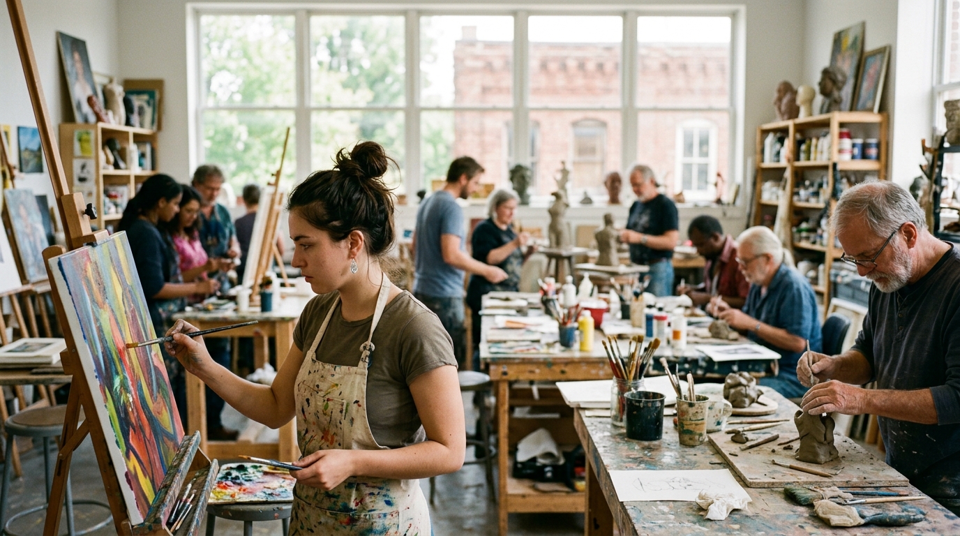 Ateliers d'arts plastiques et de peinture citoyenne
